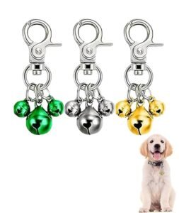 3 PCS Antique Cross-Shaped Pet Collar Bells