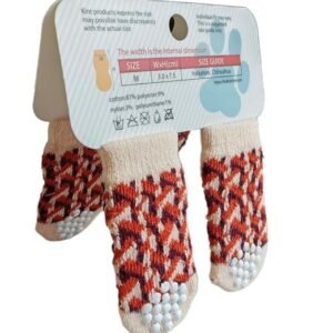 KUTKUT Anti-Slip Pet Dog Cat Paw Protector Socks Hover Image