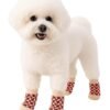KUTKUT Anti-Slip Pet Dog Cat Paw Protector Socks
