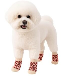 KUTKUT Anti-Slip Pet Dog Cat Paw Protector Socks