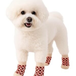 KUTKUT Anti-Slip Pet Dog Cat Paw Protector Socks