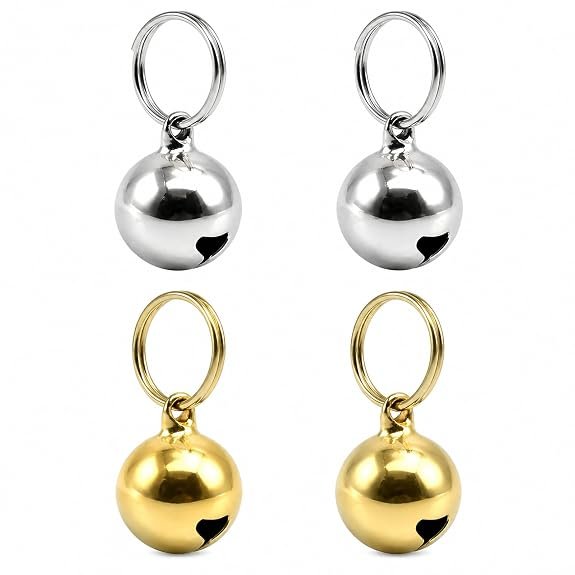 Durable Lightweight Jingle Bells for Dogs Cats Collars