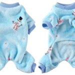 KUTKUT Small Dog Cat Pajamas Soft Velvet Warm