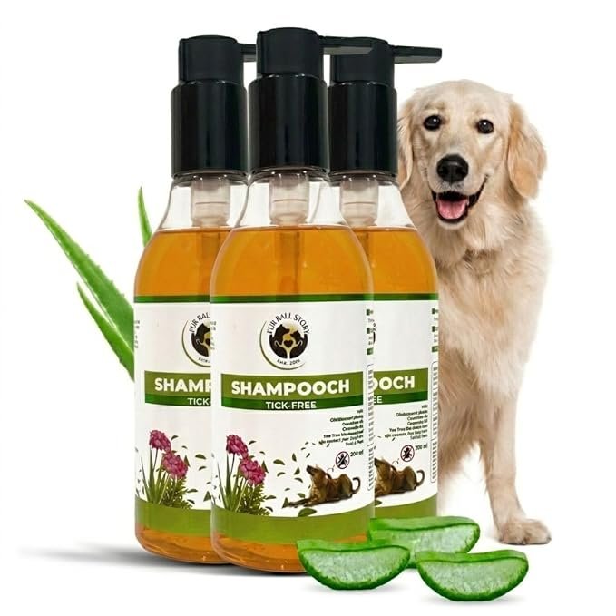 FUR BALL STORY Anti-Tick Flea Dog Shampoo