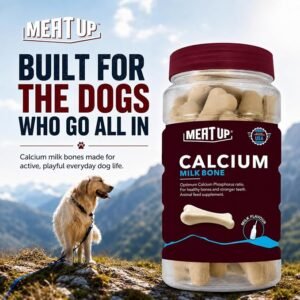 Calcium Bone Dog Treats for Strong Teeth Gums Hover Image