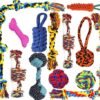 Dogs Puppy Chew Teething Rope Tug Washable