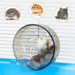 Mini Quiet Hamster Exercise Wheel Tiny Pet Hover Image